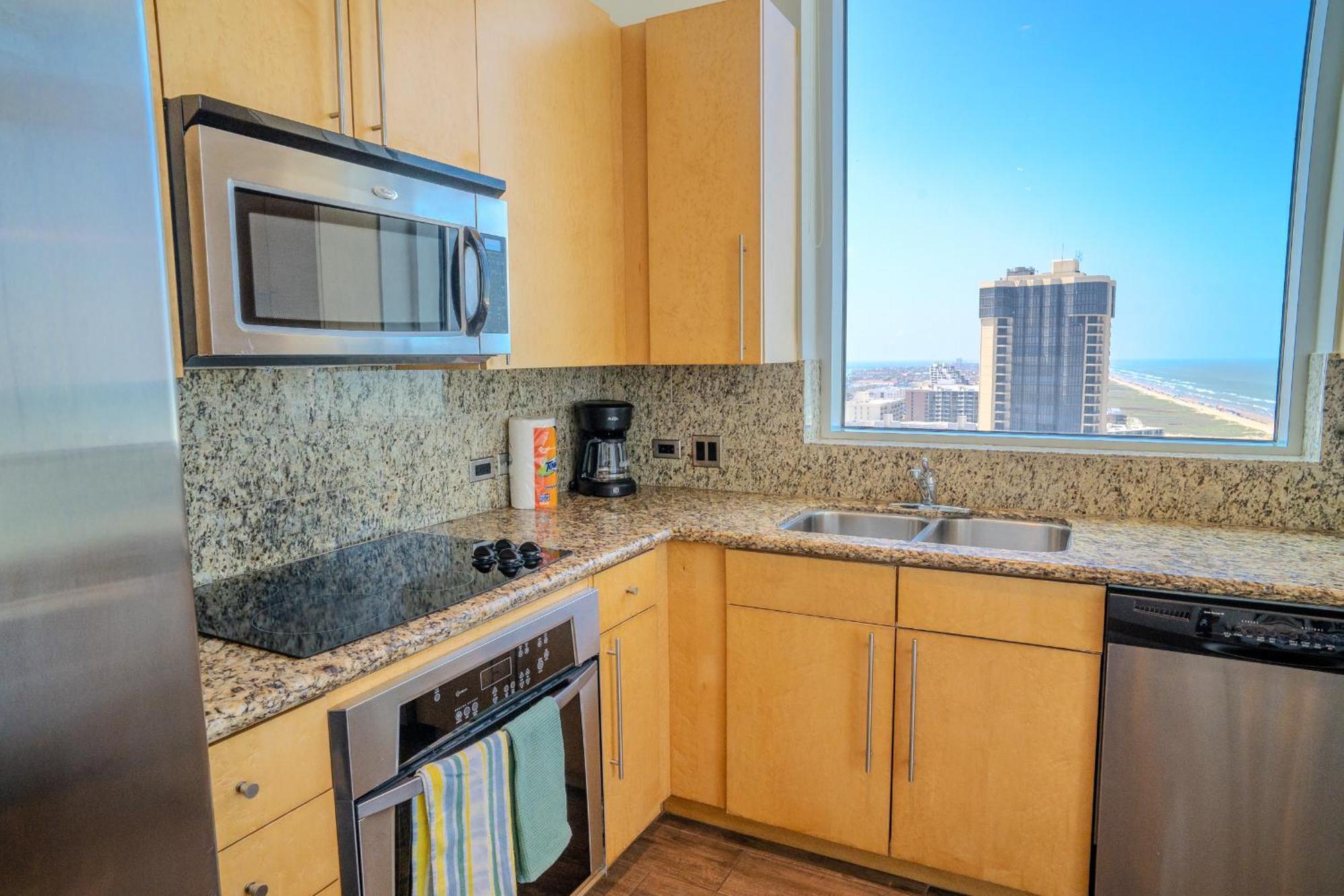 1901 Sapphire Beachfront 3 Bedroom Condo South Padre Island Exteriör bild