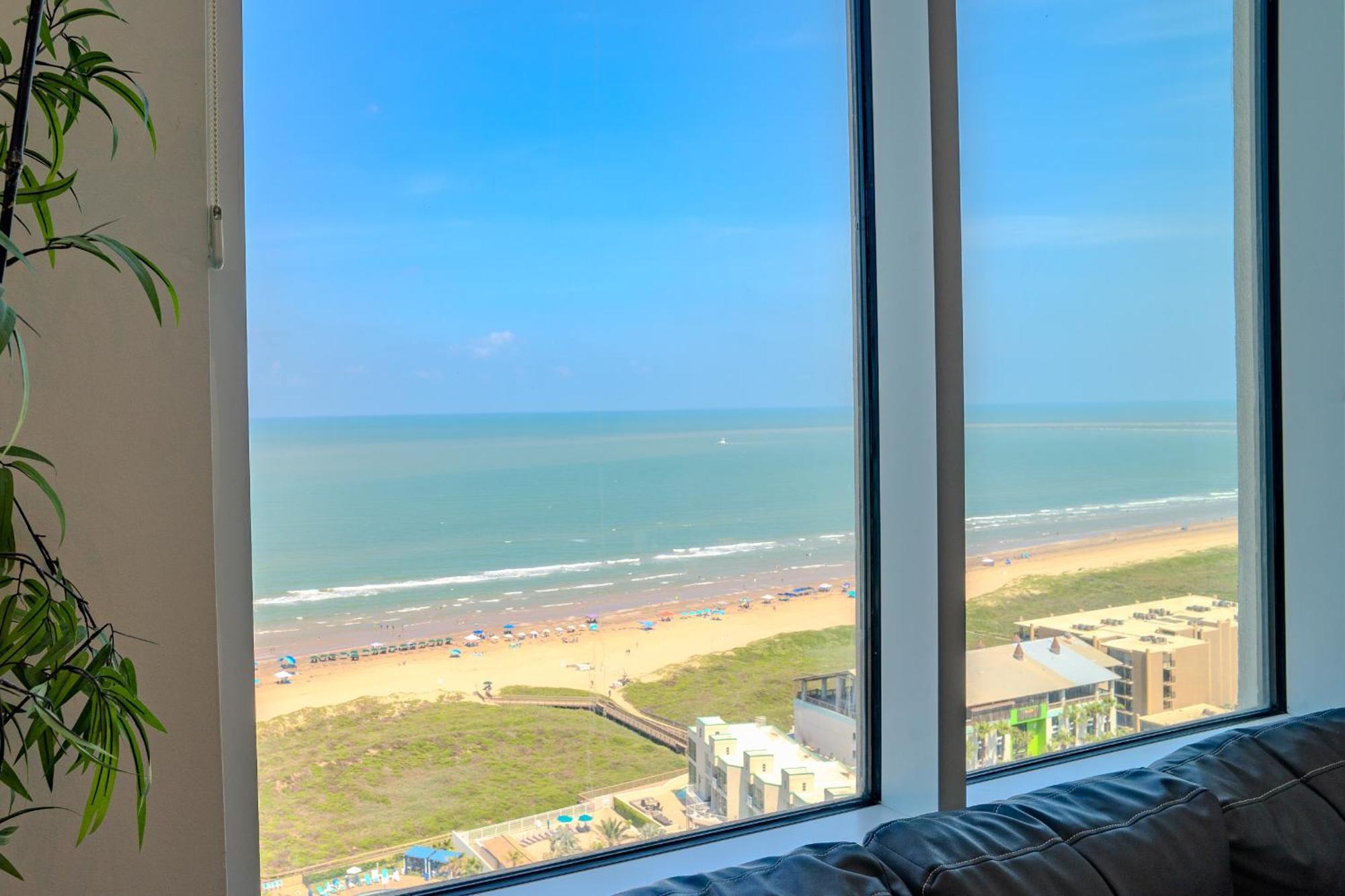 1901 Sapphire Beachfront 3 Bedroom Condo South Padre Island Exteriör bild